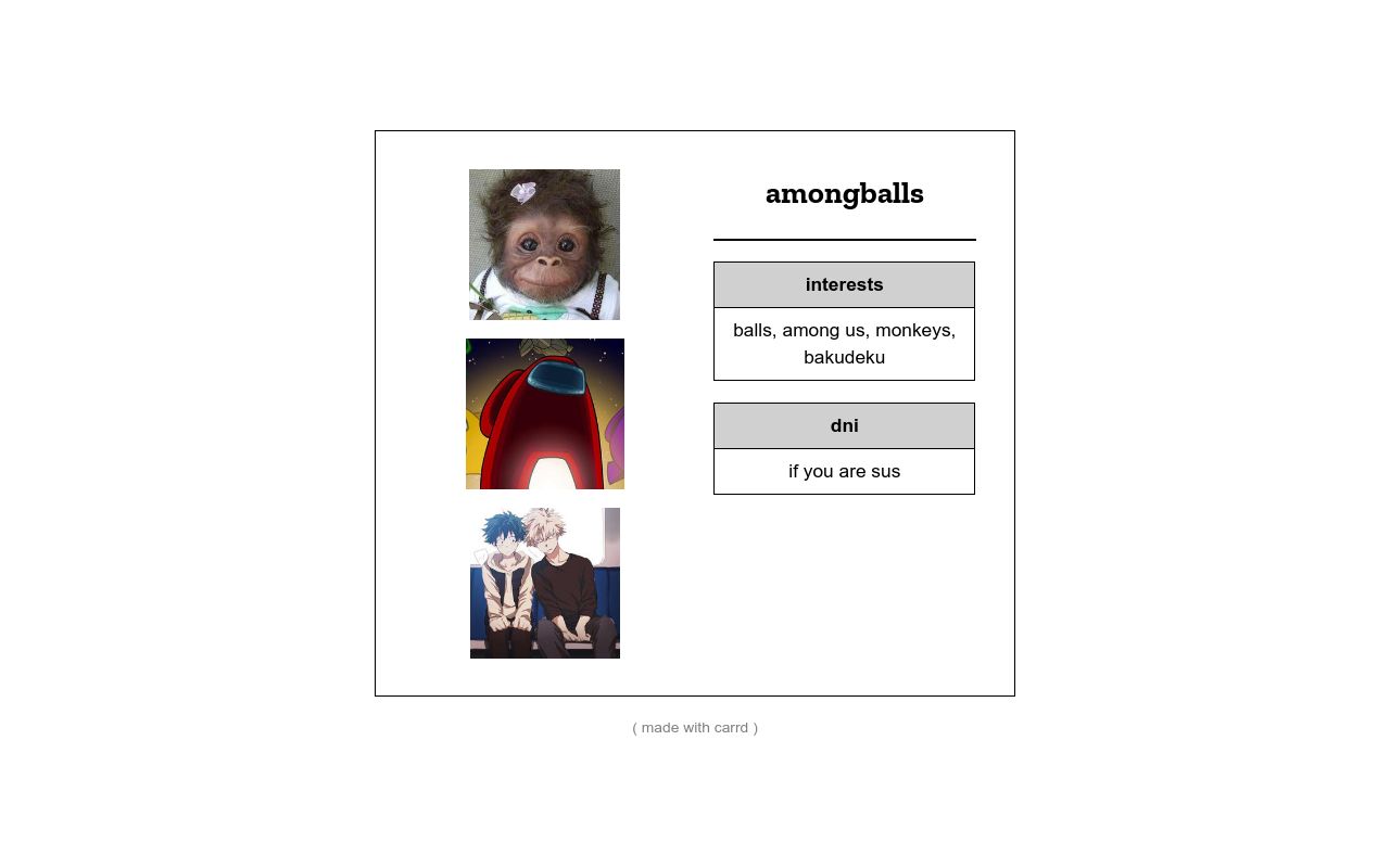 Carrd profile picture for @suspicious